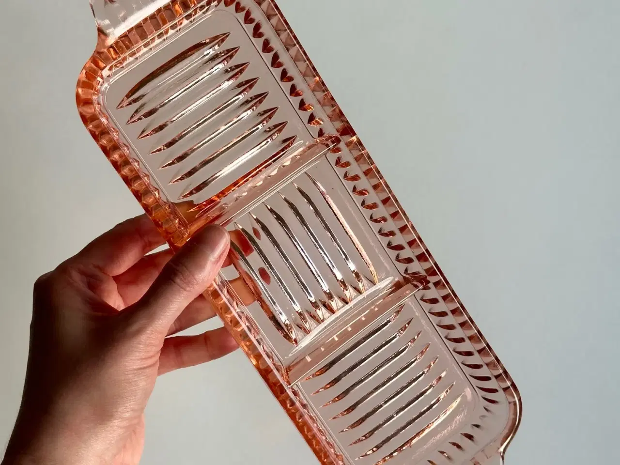 Billede 4 - Cabaretfad, rosa glas