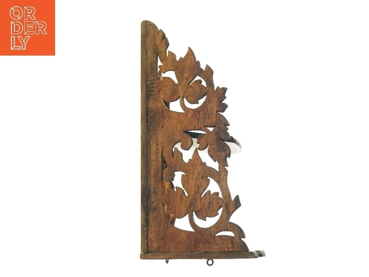 Billede 3 - Håndlavet udsmykket væghylde (str. 47x21 cm)