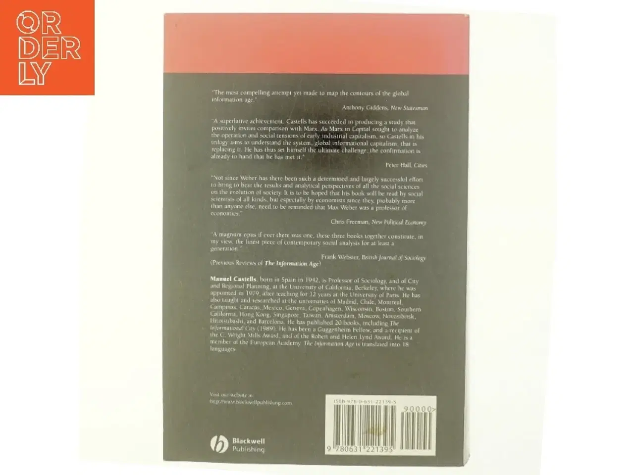 Billede 3 - The information age : economy, society and culture af Manuel Castells (Bog)