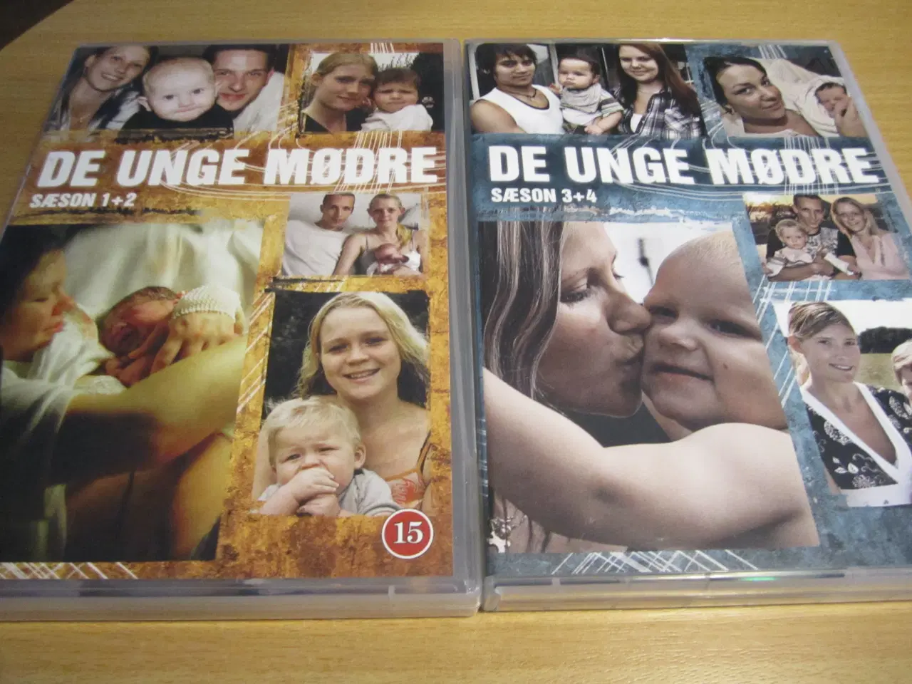 Billede 1 - DE UNGE MØDRE. Sæson. 1+2+3+4.