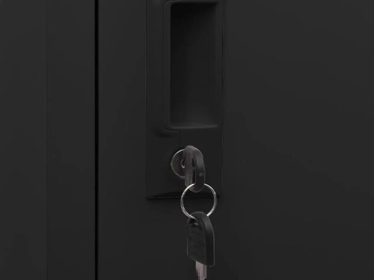 Billede 8 - Sadelskab 53x53x140 cm stål antracitgrå