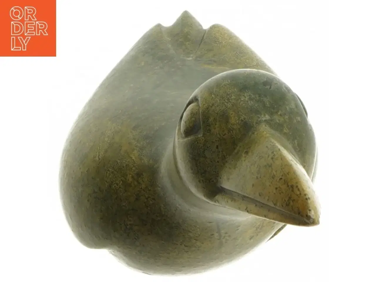 Billede 5 - Fedtsten Skulptur af fugl (str. 22,5 cm)
