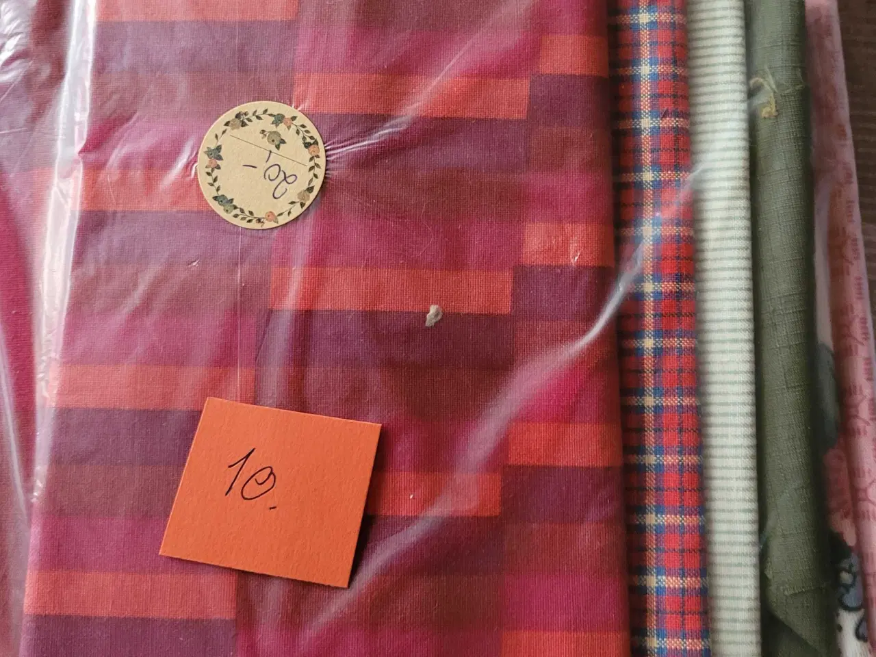 Billede 7 - Jule patchwork stof 