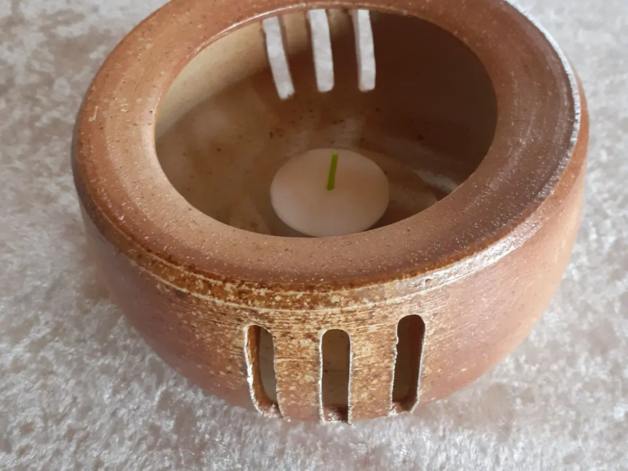 Billede 3 - Retro: Keramik Kaffe/te varmer med fyrfadslys