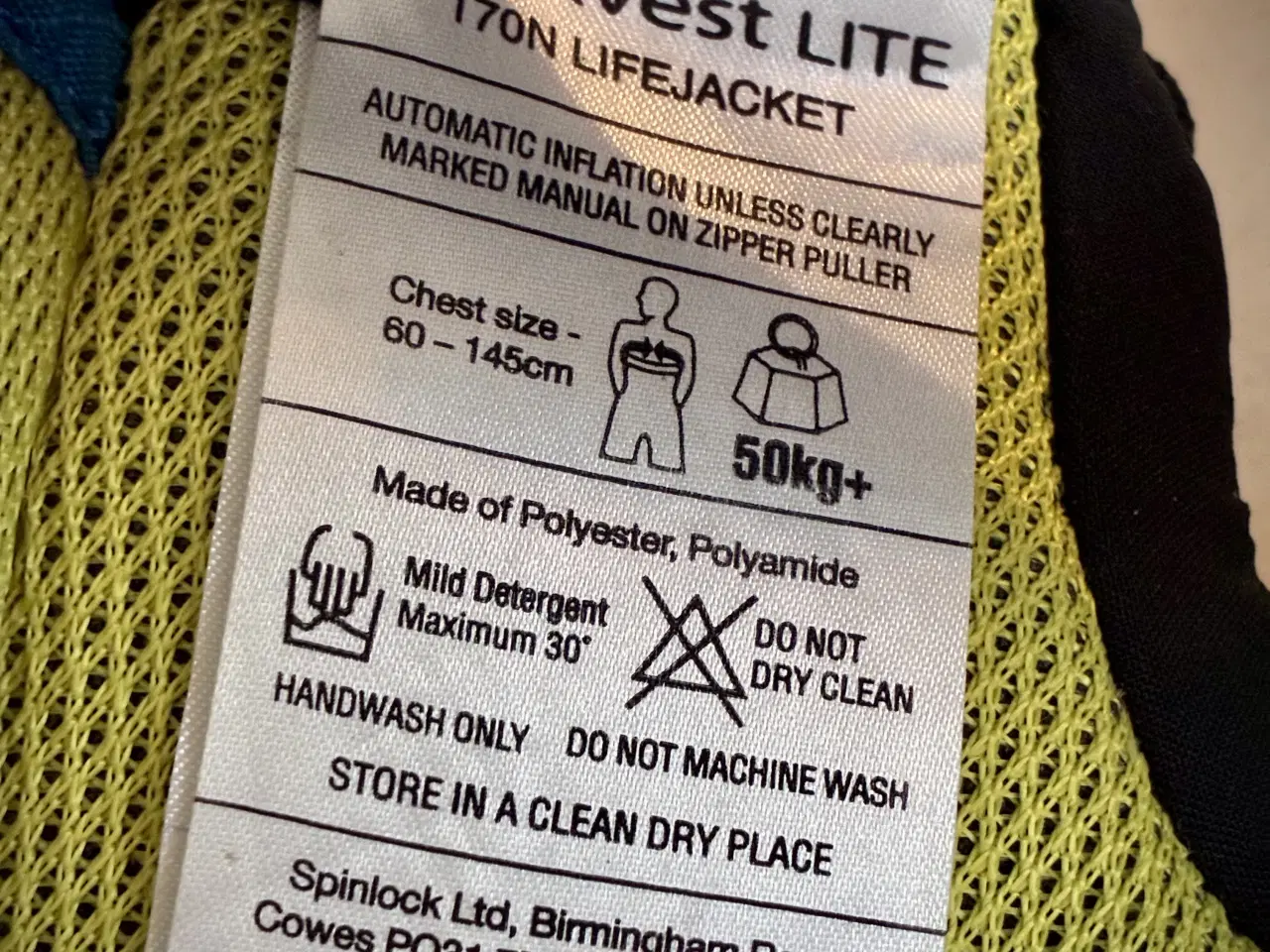 Billede 3 - Spinlock Deckvest LITE