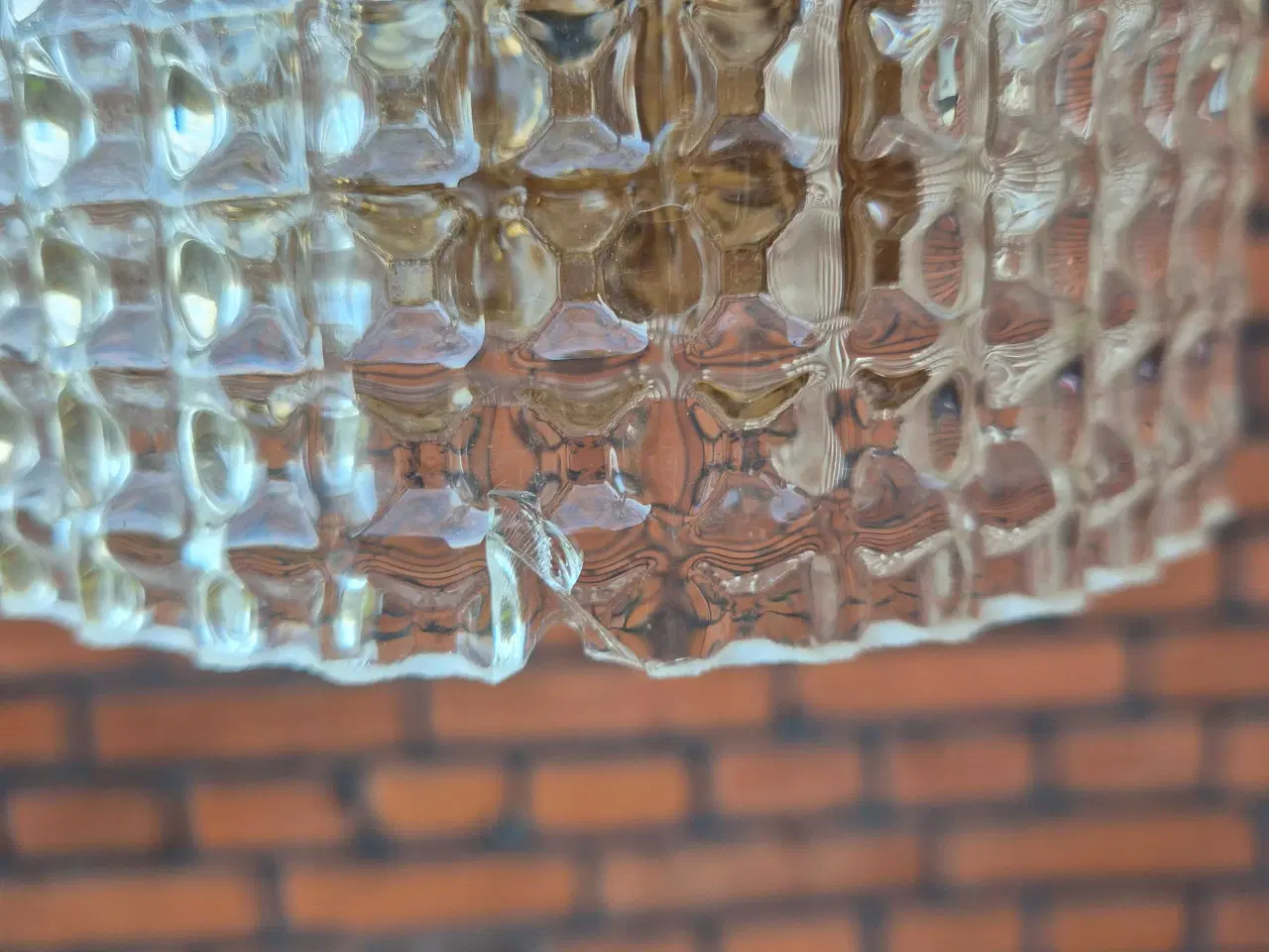 Billede 10 - Retrolampe i glas og teak