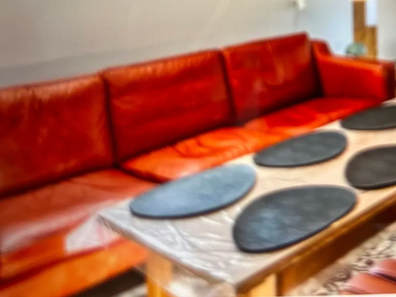 Billede 2 - Læder Sofagruppe 3+2+1 øreklap lænestol