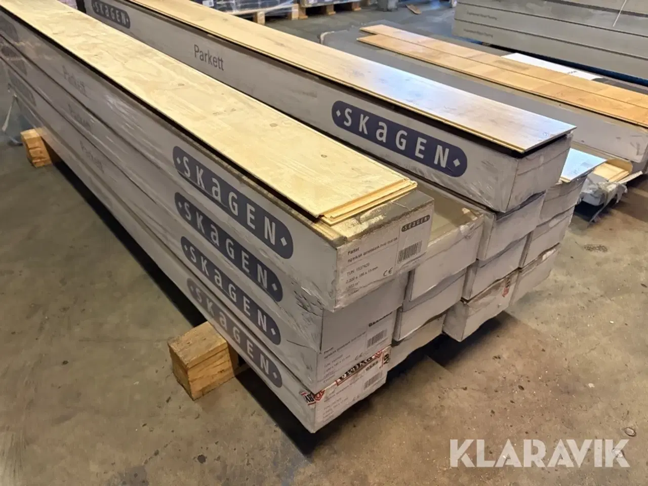 Billede 3 - Lamel Parket gulv Skagen Eg plank hvid matlak
