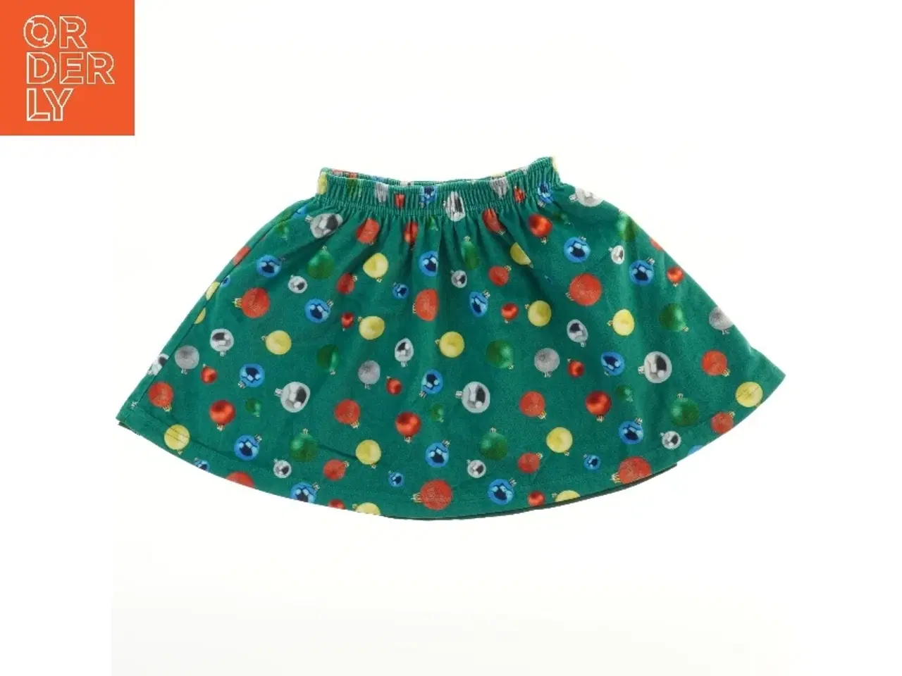 Billede 2 - Julemotiv Børnenederdel med farverige ornamenter fra VRS (str. 116)