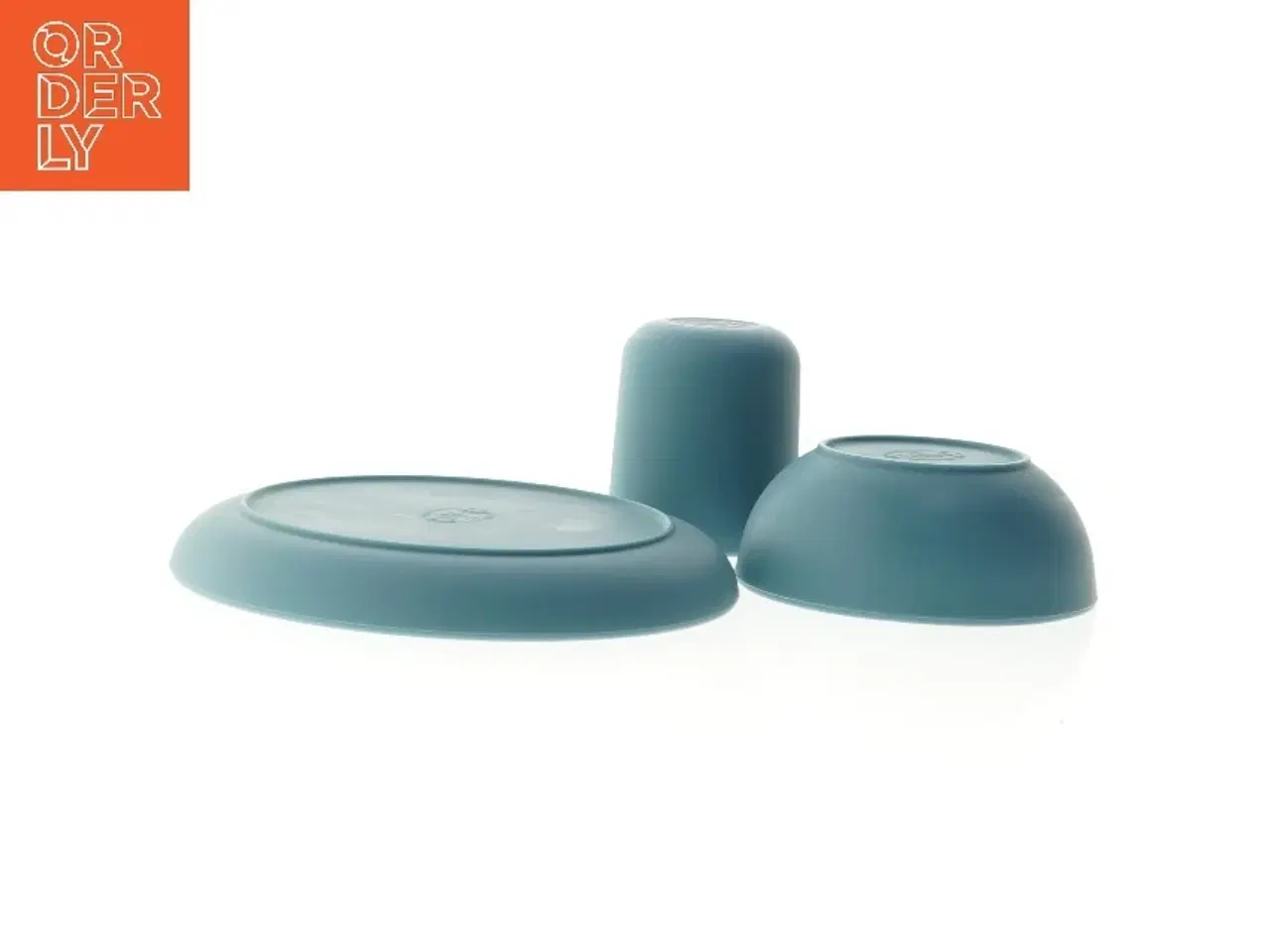 Billede 3 - Silikone sæt i blå fra Søstrene Grene