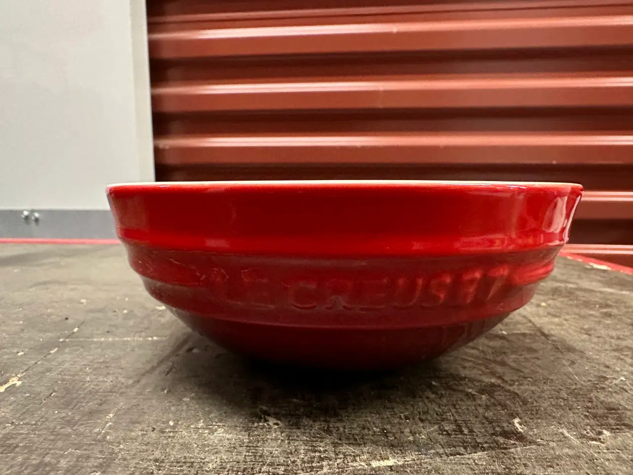 Billede 1 - Le creuset lille skål rød