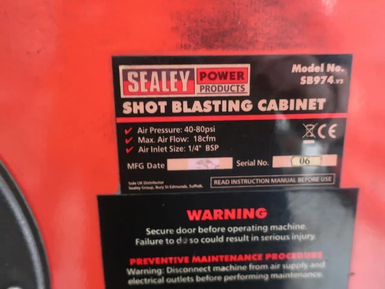 Billede 6 - Sandblæsekabine SEALEY SB974