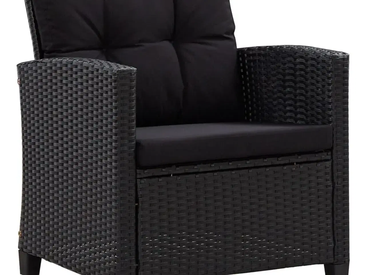 Billede 5 - Sofasæt til haven 6 dele med hynder polyrattan sort