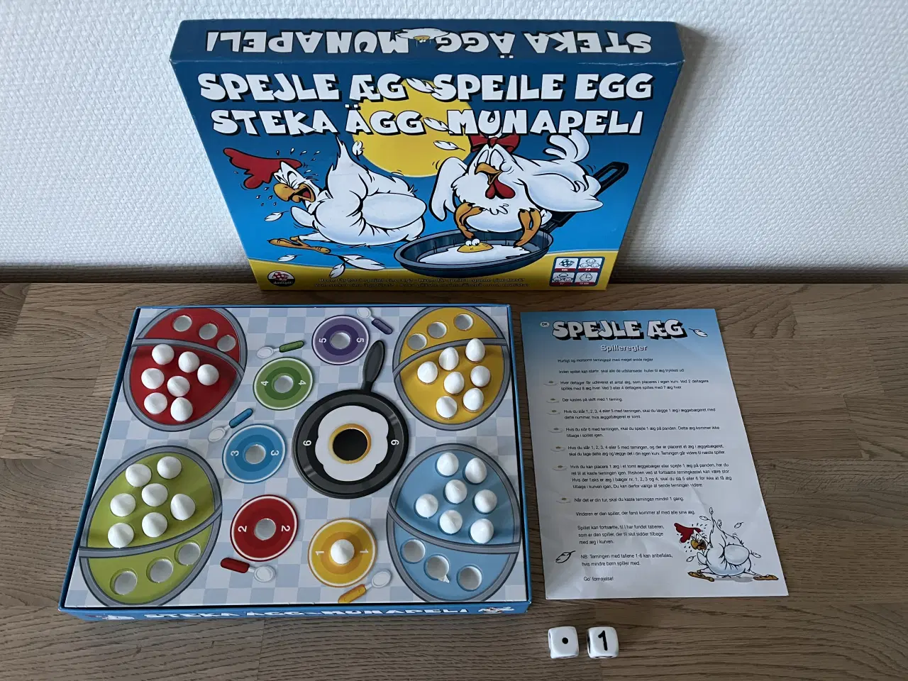 Billede 2 - KOMPLET SPIL: Spejleæg
