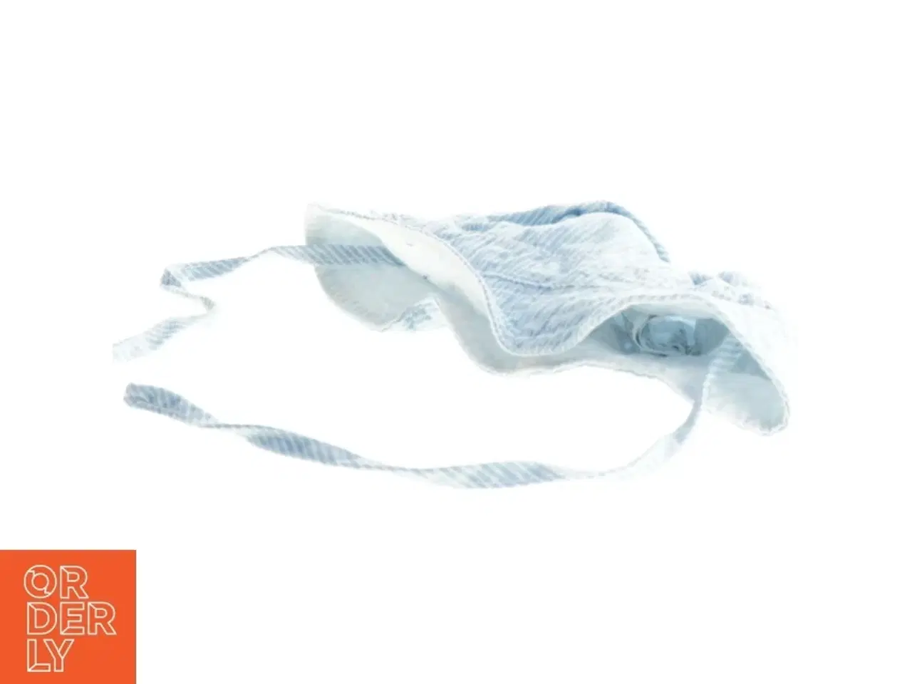 Billede 2 - Blå og hvid stribet solhat til baby fra H&M (str. 56)
