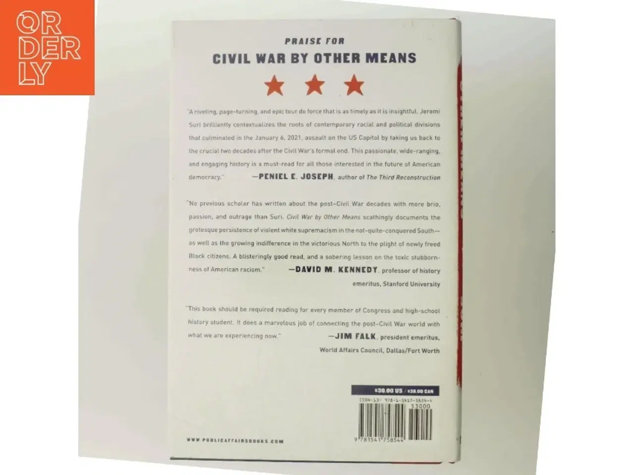 Billede 3 - Civil War by other means : America's long and unfinished fight for democracy af Jeremi Suri (Bog)