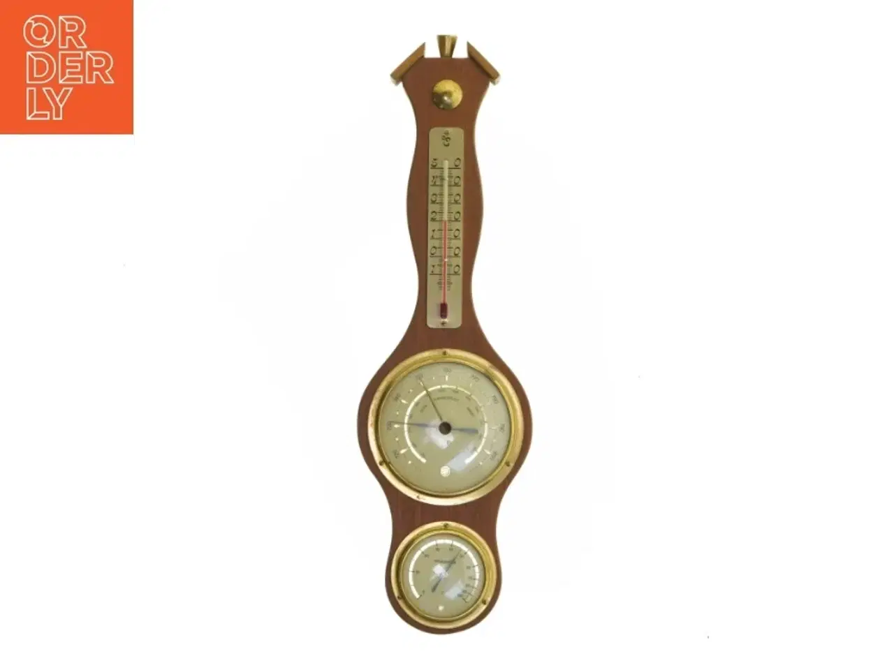 Billede 1 - Vægbarometer med termometer (str. 38 cm)