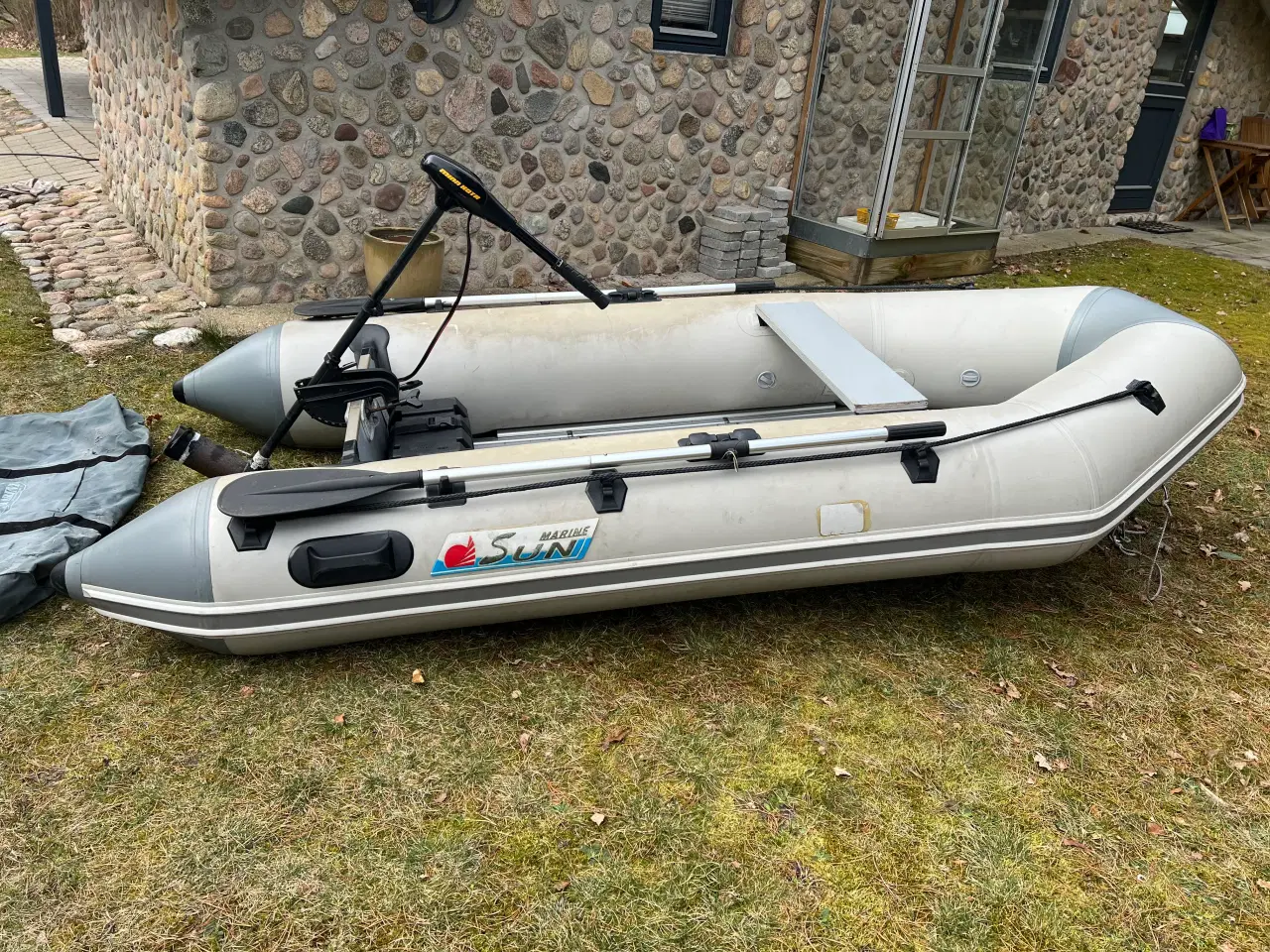 Billede 1 - Brugt gummibåd med el-motor