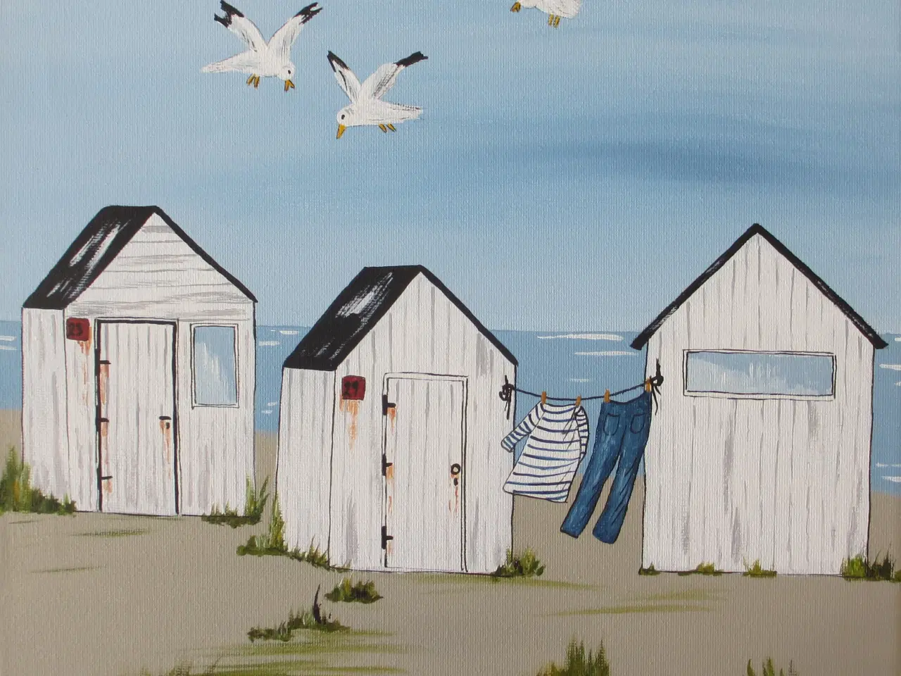 Billede 1 - ACRYL-MALERI nr. G. 12