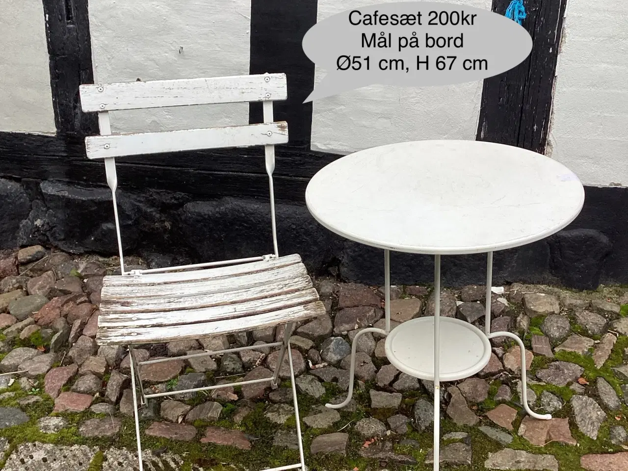 Billede 1 - Cafe bord og stol