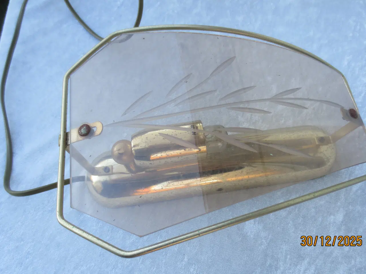 Billede 4 - 2 stk Retro Messing Væglamper 