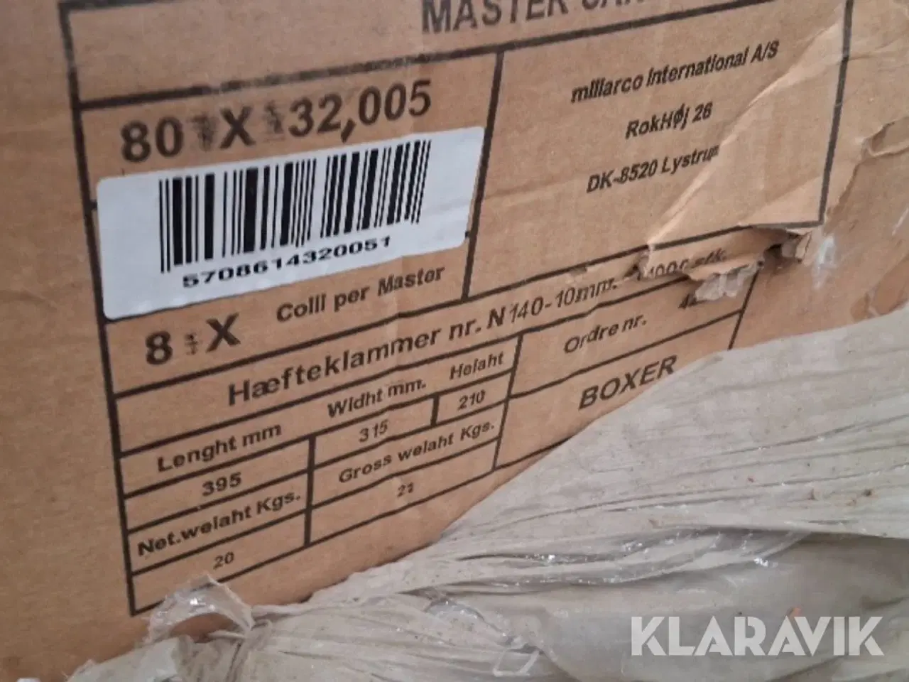 Billede 4 - Hæfteklammer Boxer N140-10mm - 3 paller