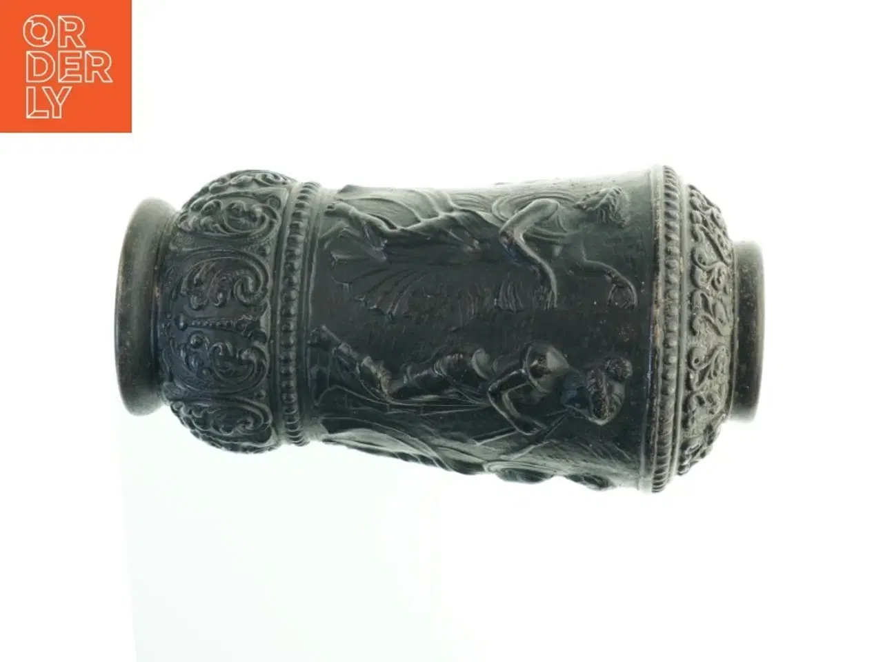 Billede 5 - Dekorativ vase med reliefmønster (str. 35x18 cm)