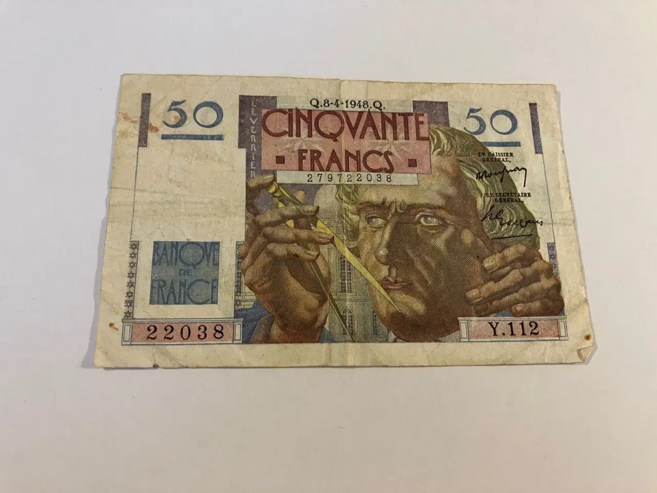 Billede 1 - 50 Francs 1948 France