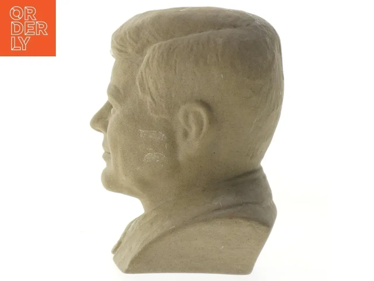 Billede 4 - Buste af John F. Kennedy sparebøsse (str. 17x13 cm)