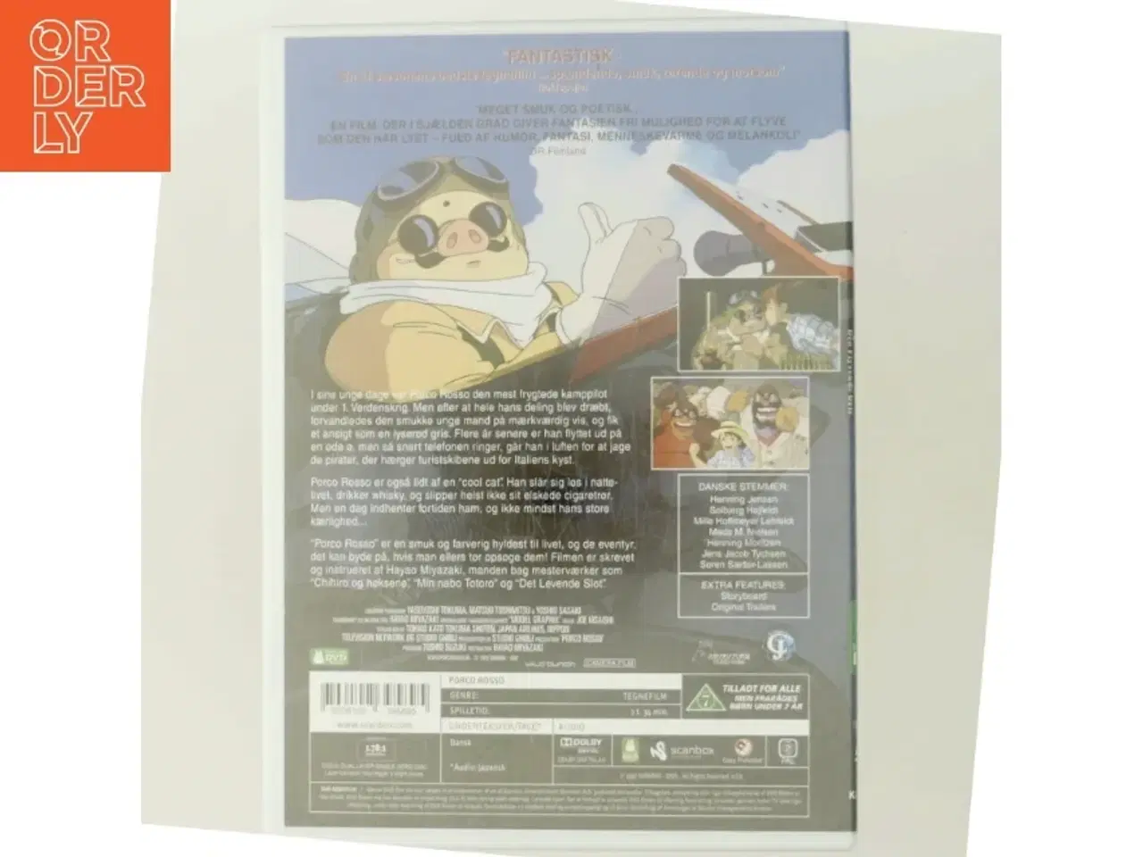 Billede 3 - Den Flyvende Gris Porco Rosso - Miyazaki [dvd] med Henning Jensen (DVD)
