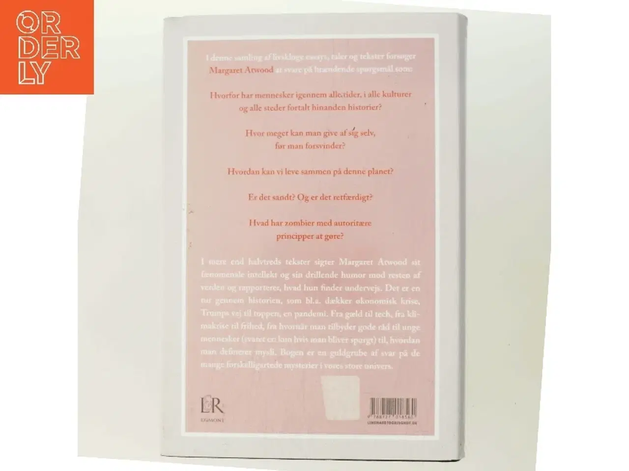 Billede 3 - Brændende spørgsmål : essays og lejlighedstekster : 2004 til 2022 af Margaret Atwood (Bog)