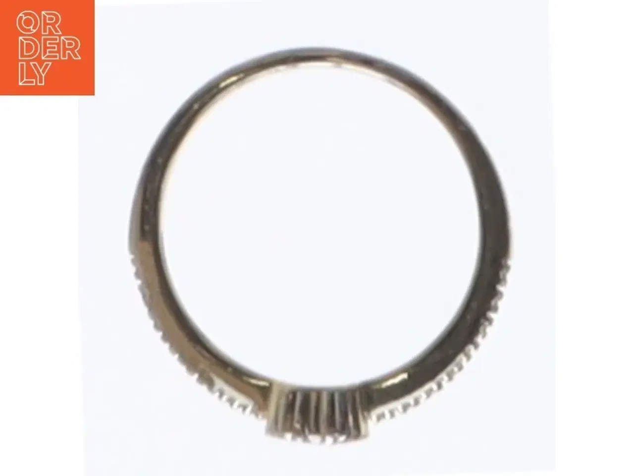 Billede 2 - Guld ring med hjerte design (str. 54 mm)