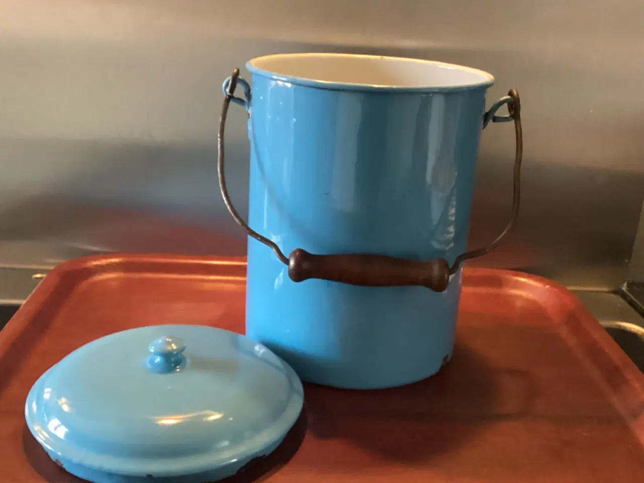 Billede 3 - Madam blå Retro mælkespand