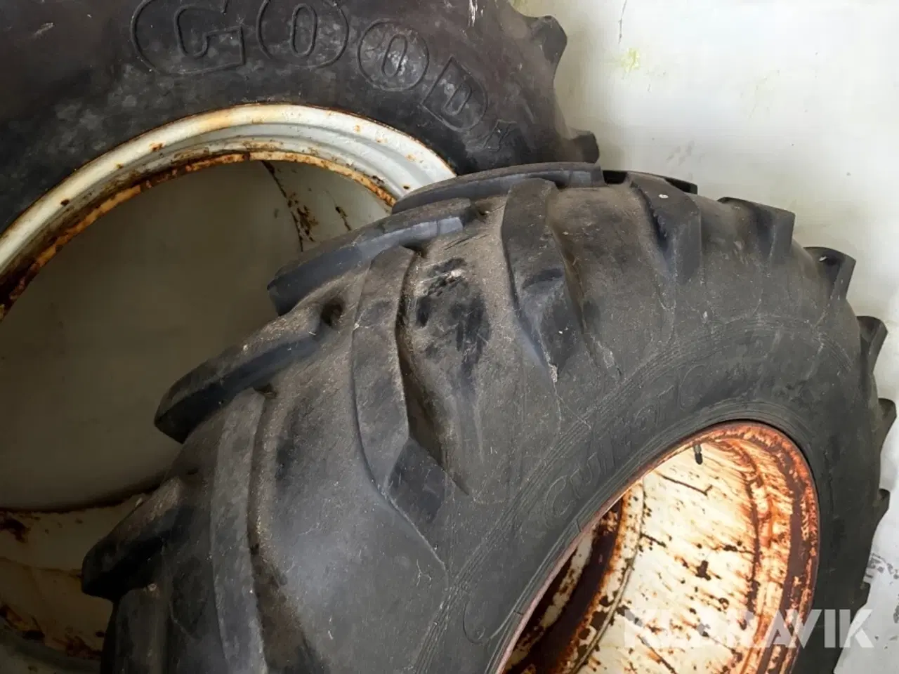 Billede 10 - Tvillingehjul Goodyear/cultor Q - komplet sæt