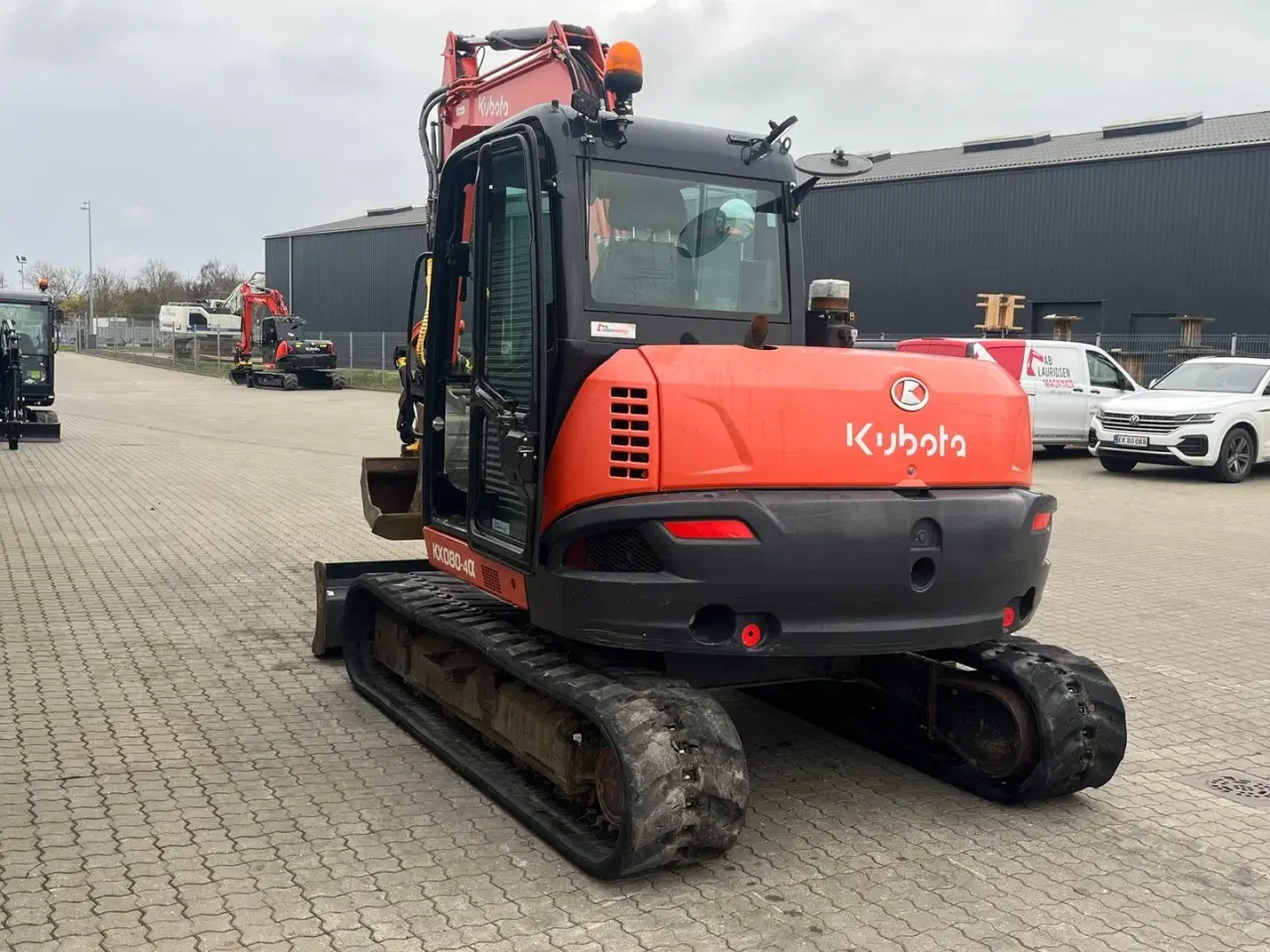 Billede 12 - Kubota KX080-4 Engcon rotortilt, Centralsmørring og 3 Engcon skovle