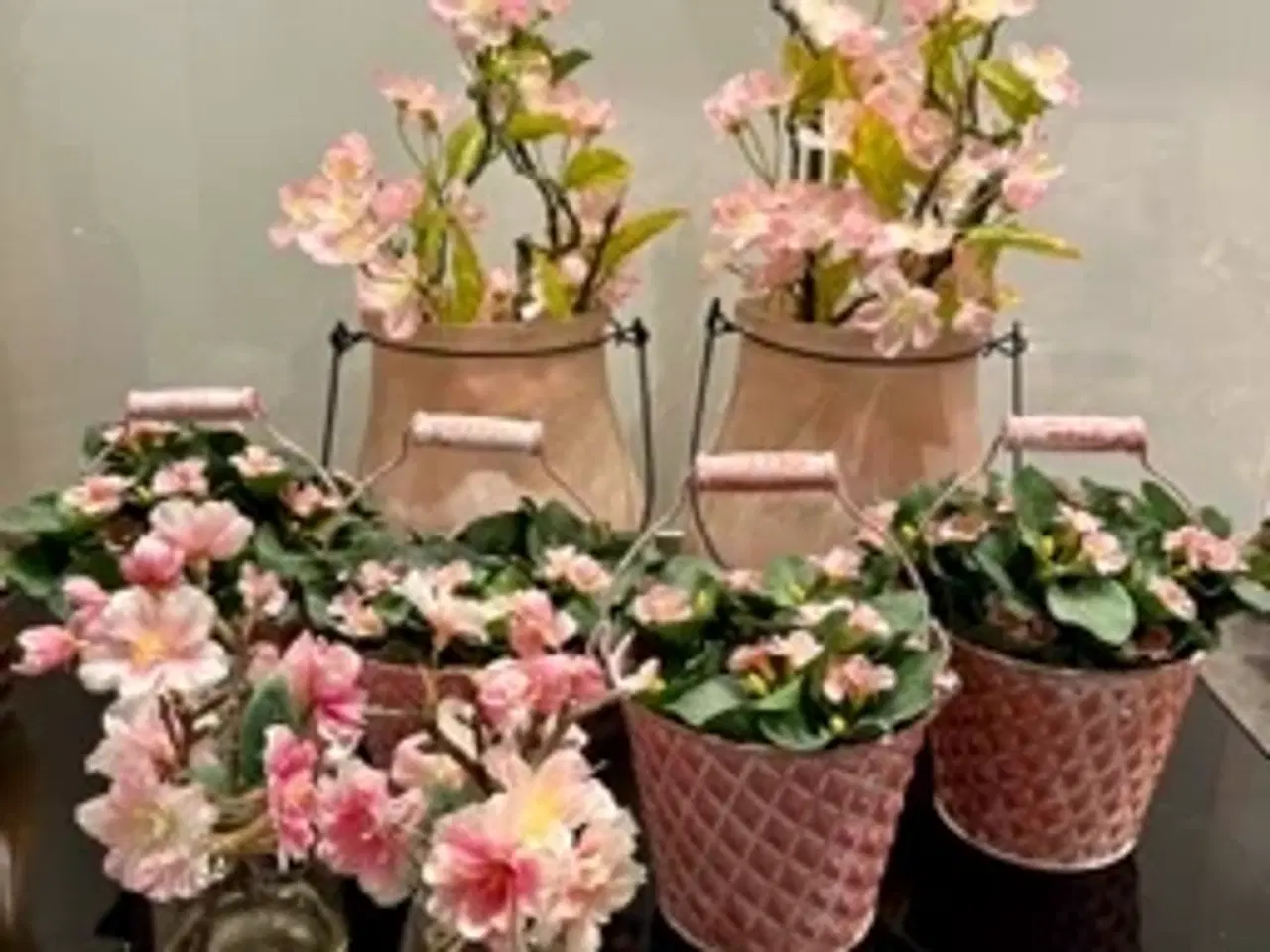 Billede 1 - Nordic House vaser og potter, kunstige blomster