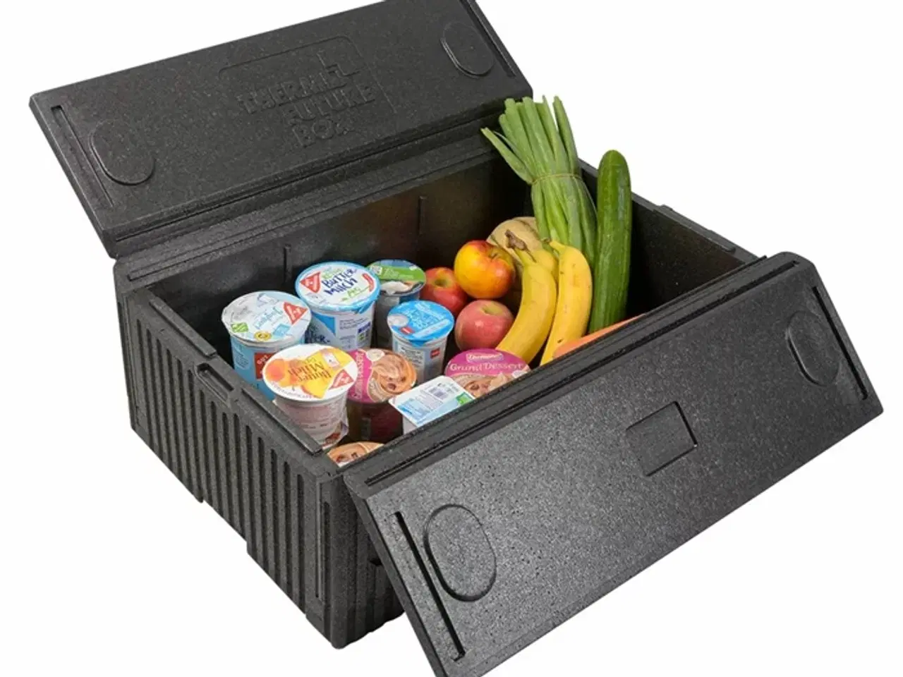 Billede 1 - Termoboks – Flatbox – 33 L – sort/grøn