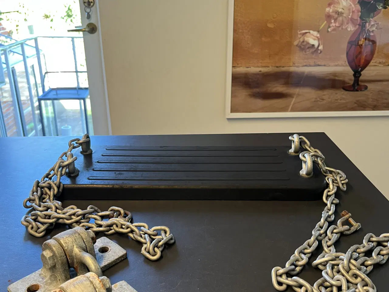 Billede 1 - Gynge med gummisæde institution