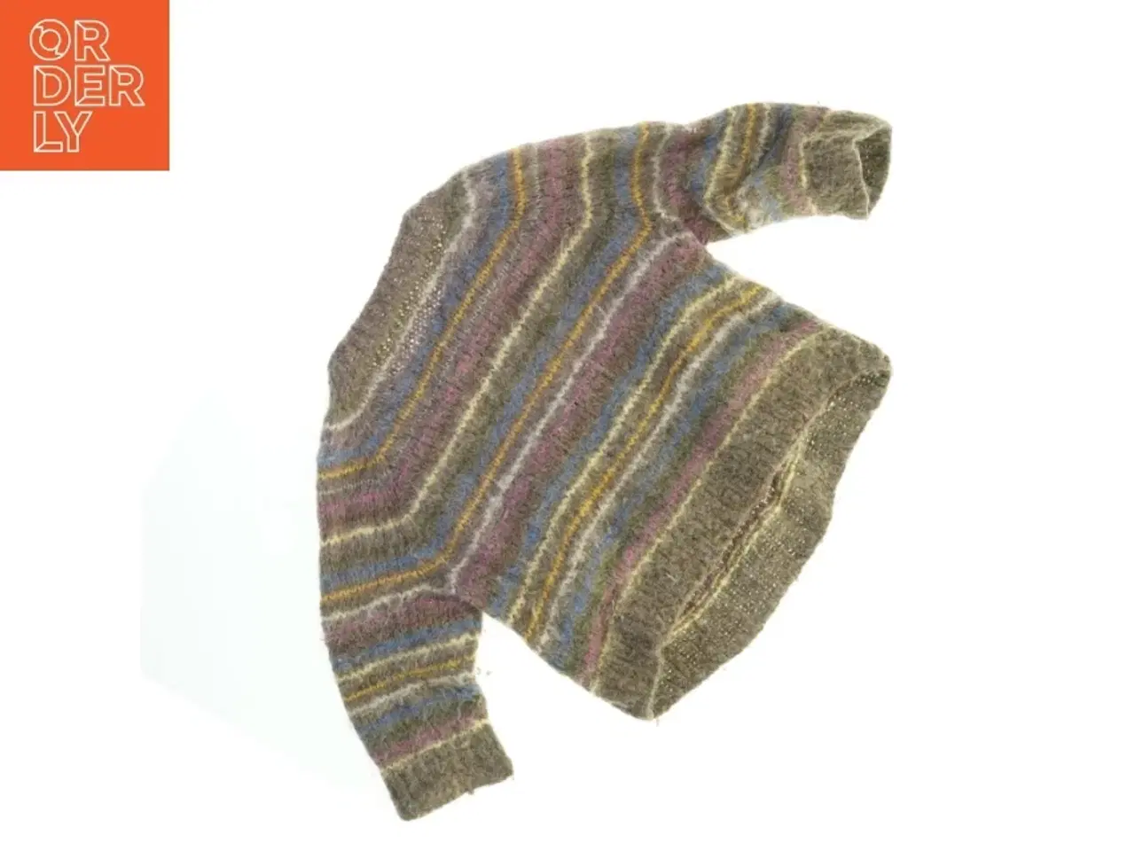 Billede 2 - Multifarvet striktrøje (str. Længde, 35 cm. bryst. 30 cm)