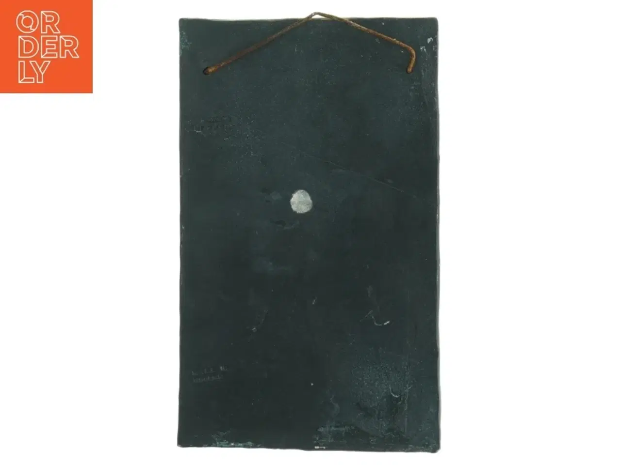 Billede 2 - Antik Bronze flise med relief (str. 24 x. 15 cm)