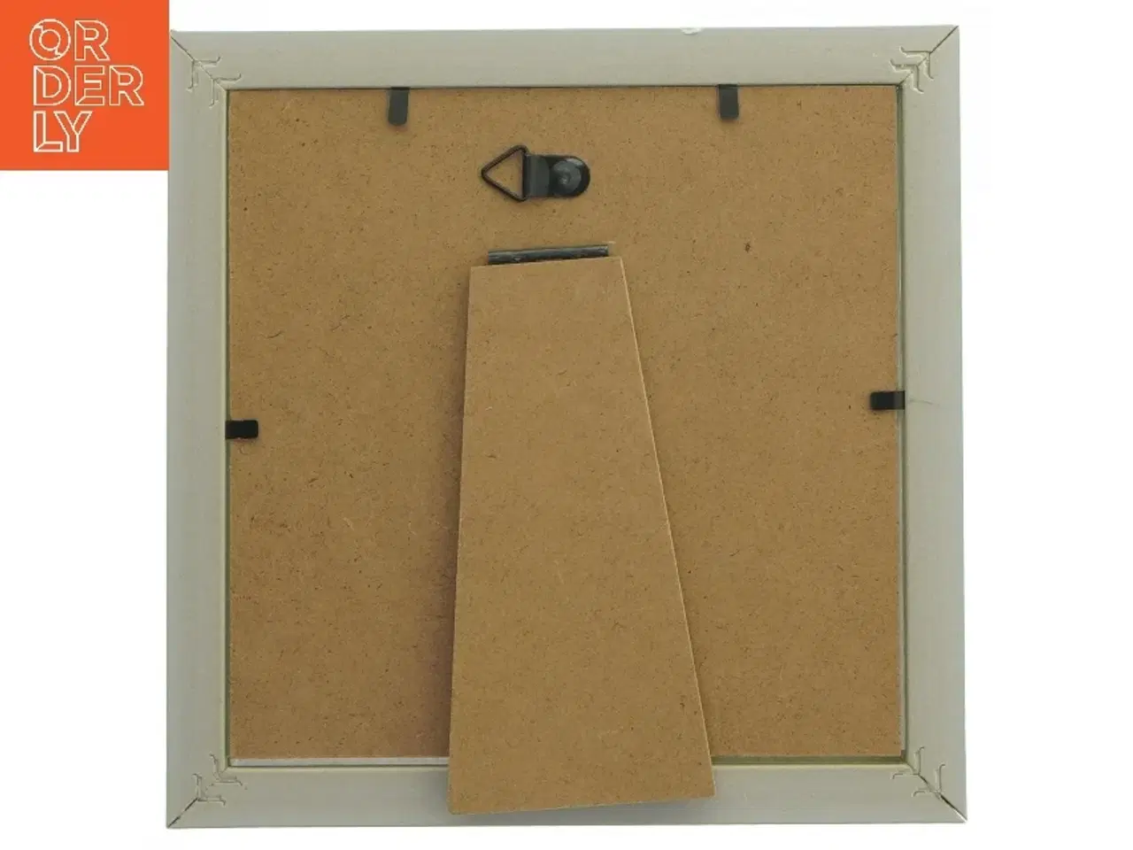 Billede 2 - Dekorativt billede med grøn ramme (str. 18x18 cm)