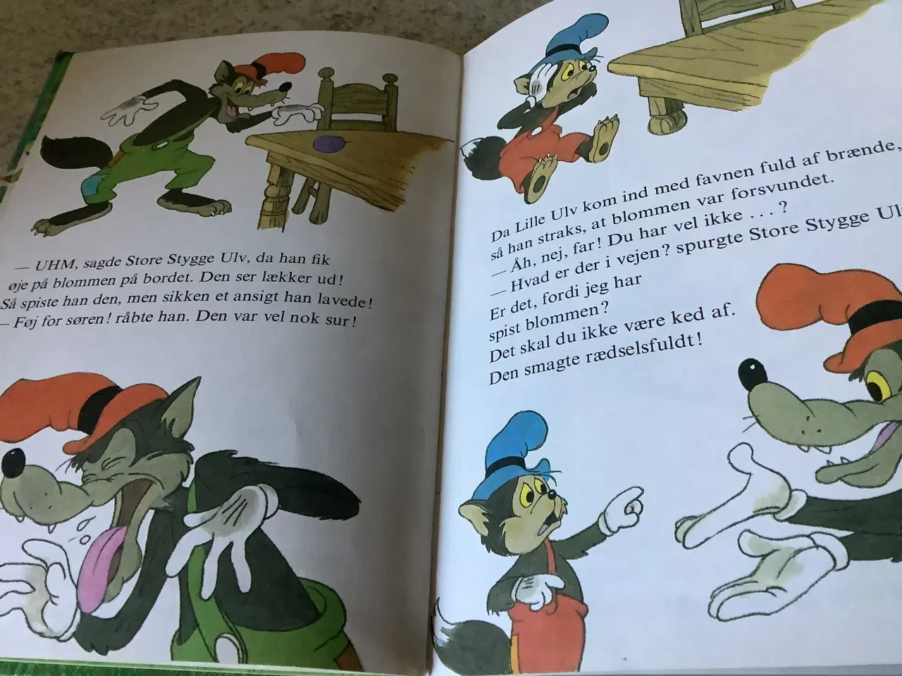 Billede 2 - Lille ulv og de tre ønsker Walt Disney