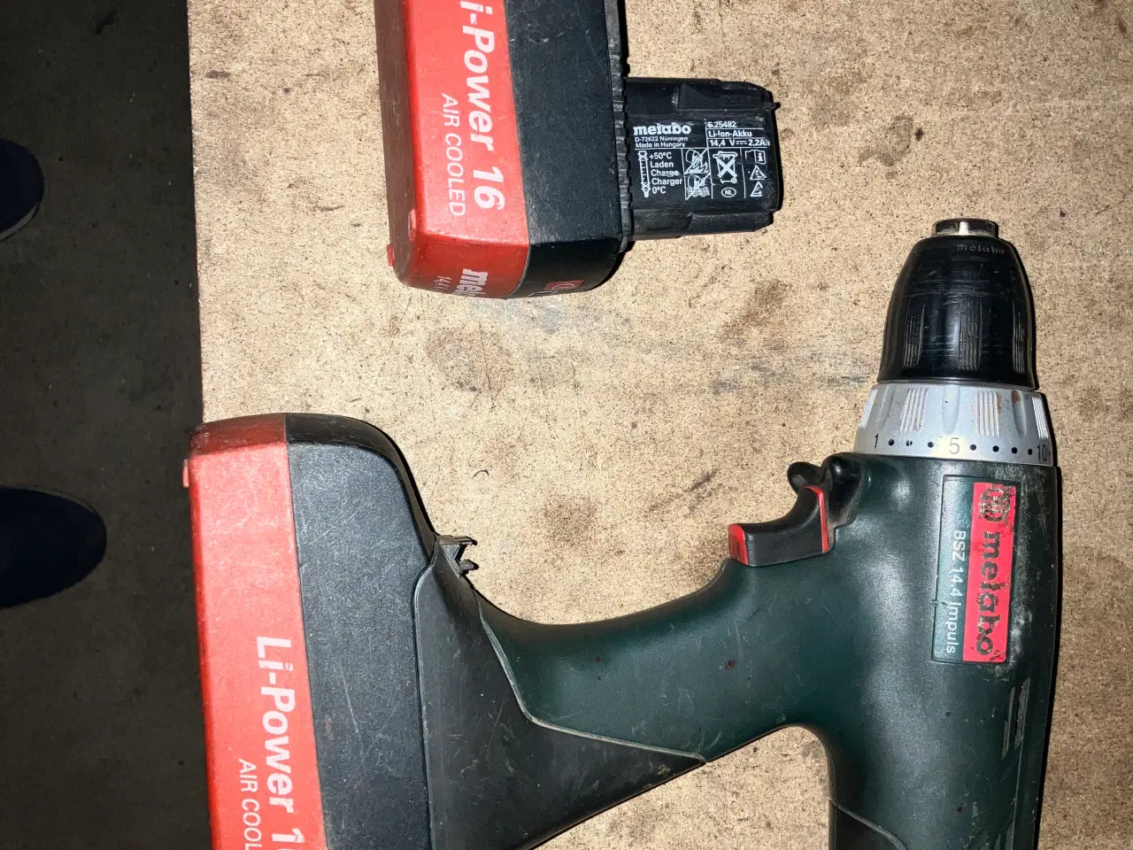Billede 1 - Metabo Boremaskine 2 batterier og oplader