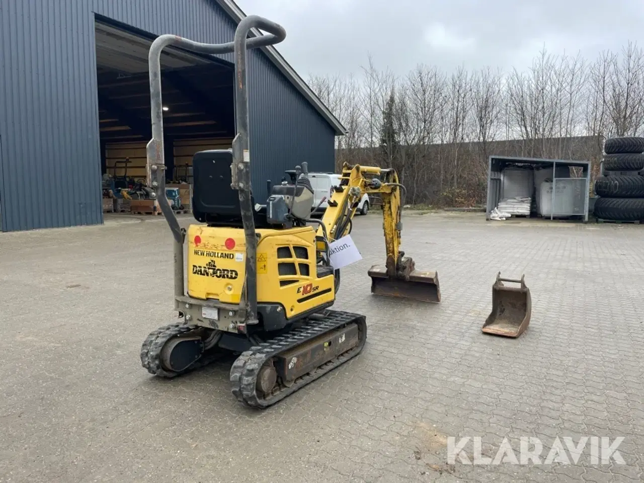 Billede 5 - Minigraver New Holland E10SR med skovle