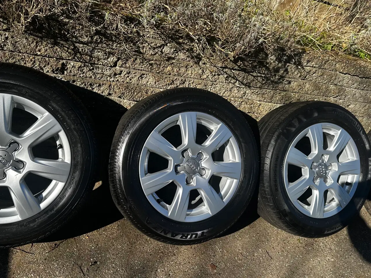 Billede 6 - Audi Alufælge (originale) med dæk