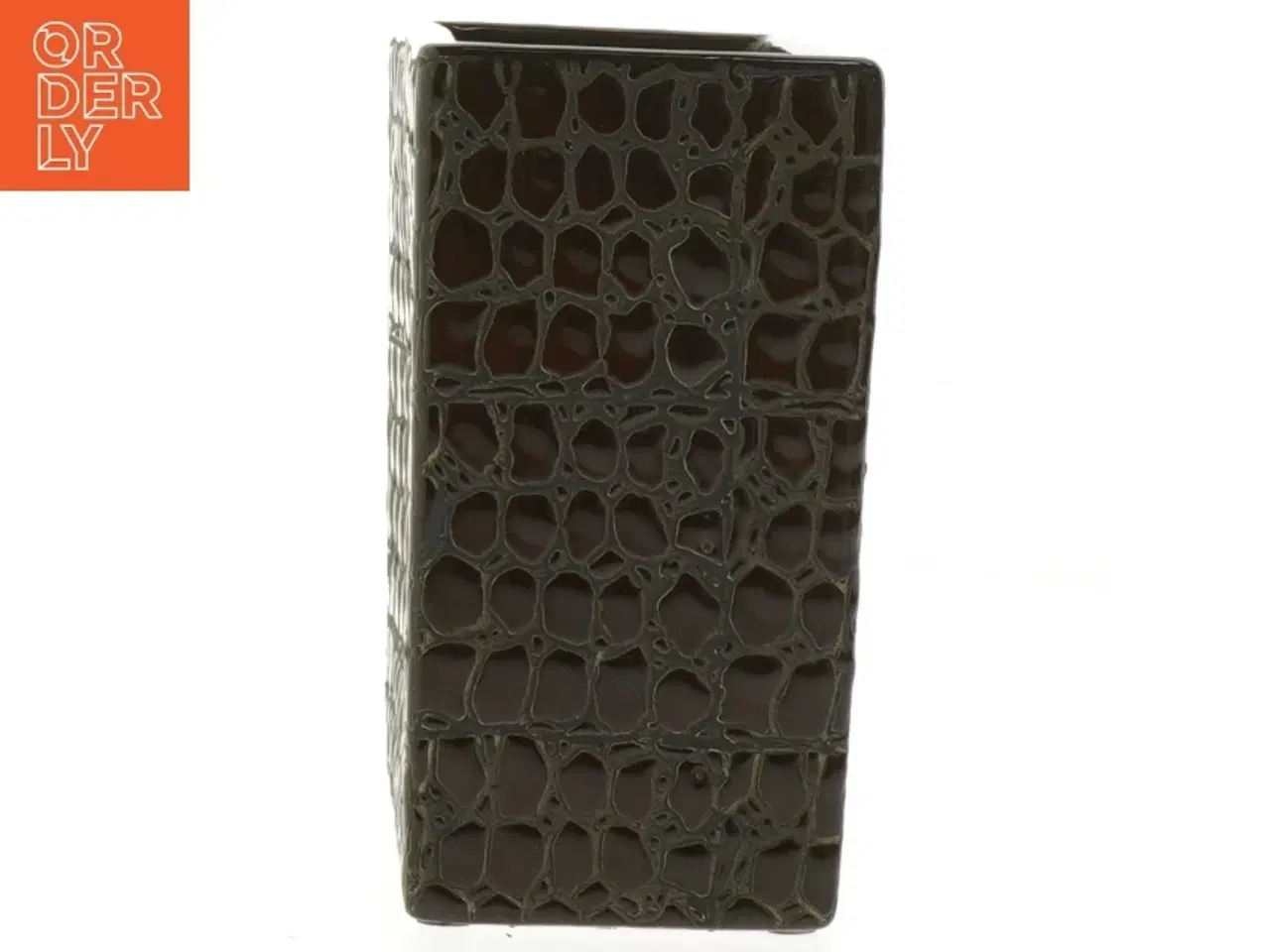 Billede 2 - Dekorativ vase i rektangulær form fra Kriton (str. 13x14 cm)