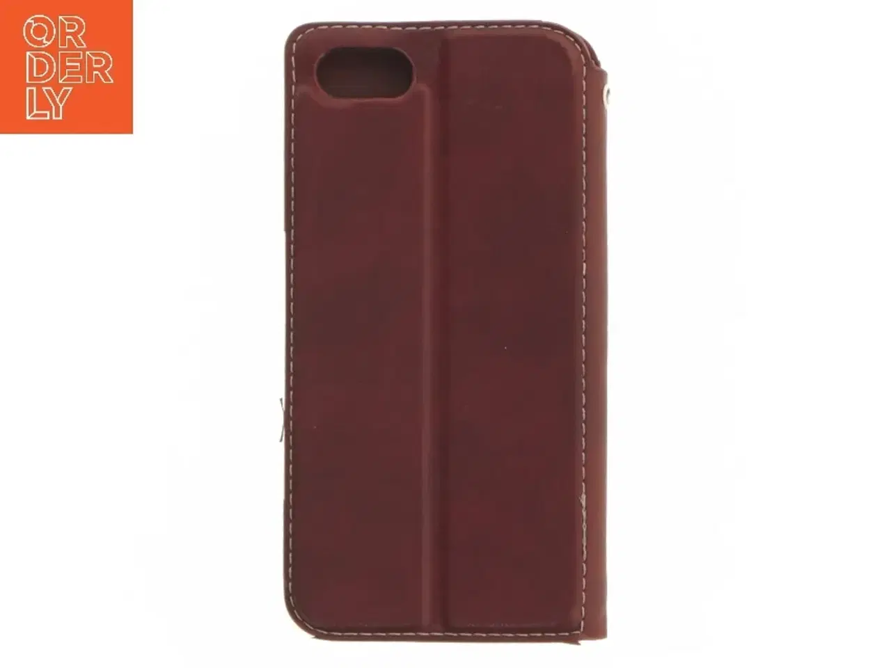 Billede 1 - Smartphone etui i læder med kortholder (str. 14 x. 7,5 cm)