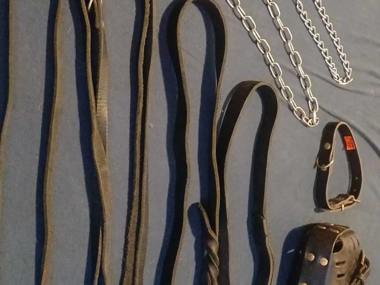 Billede 2 - Læder snore og halsbånd 