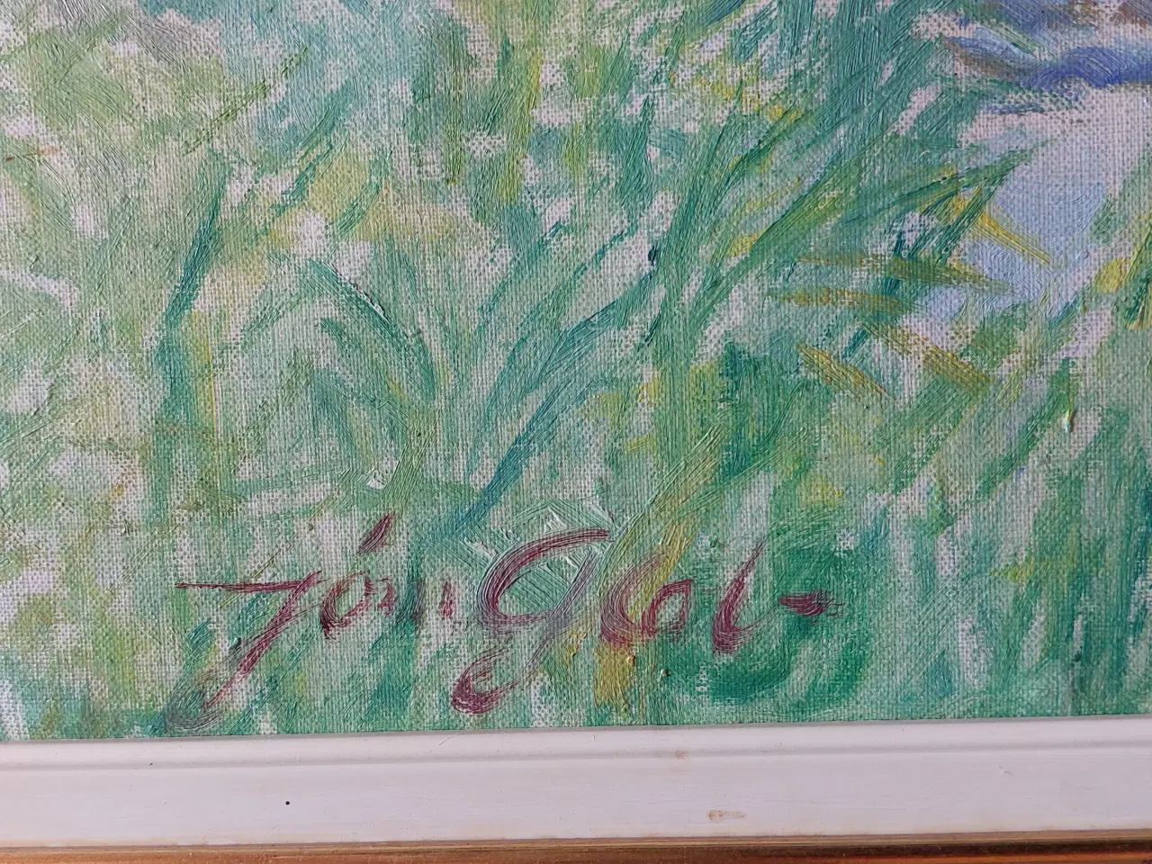 Billede 3 - JØRN GLOB - ( 1913 - 1988 ) - oliemaleri