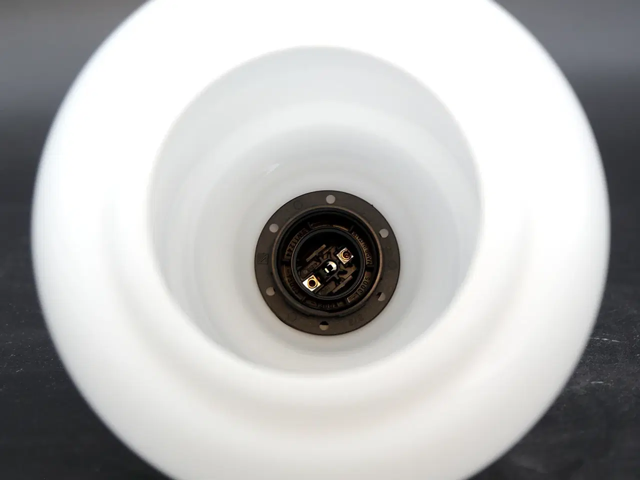 Billede 8 - Opal glasskærm fra 1950–60’erne genanvendt som pen